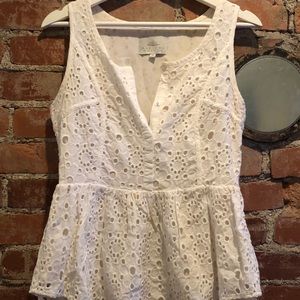 Madison Marcus Silk Lined Lace Top